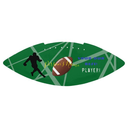 サッカーパーソナライズされたハムバイWG アメリカンフットボール (パネル)