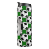 サッカーパーソナライズされたパターンのサッカーボール タンブラー (回転右)