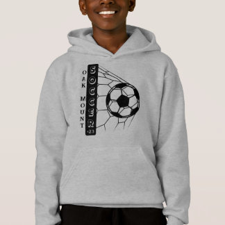 サッカーパーソナライズされたフード付