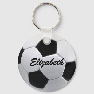 サッカーパーソナライズされたボールのキーチェーン キーホルダー