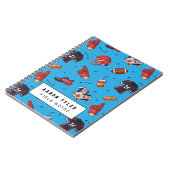 サッカーパーソナライズされたボールスポーツ ノートブック (左側)