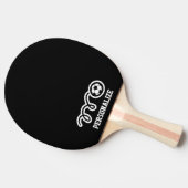 サッカーパーソナライズされたボールデザイン卓球ラケット 卓球ラケット (横)