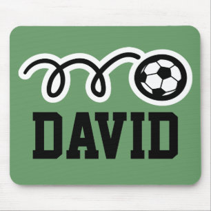 サッカーパーソナライズされたボール付きマウスパッドギフトプリント マウスパッド
