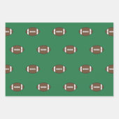 サッカーパーソナライズされたラッピング紙セット ラッピングペーパーシート (正面3)
