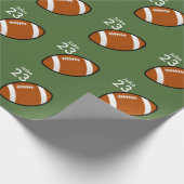 サッカーパーソナライズされたラッピング紙 ラッピングペーパー (角)