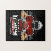 サッカーパーソナライズされたリーグの選手チームのチャンプ ジグソーパズル (横)