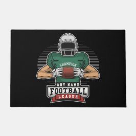サッカーパーソナライズされたリーグの選手チームのチャンプ ドアマット