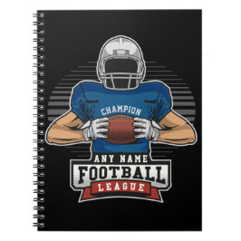 サッカーパーソナライズされたリーグの選手チームのチャンプ ノートブック