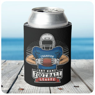 サッカーパーソナライズされたリーグの選手チームのチャンプ 缶クーラー
