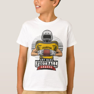 サッカーパーソナライズされたリーグチームのチャンピオン Tシャツ