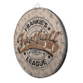 サッカーパーソナライズされたリーグチーム ダーツボード (正面右)