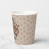 サッカーパーソナライズされたリーグチーム  紙コップ (左)