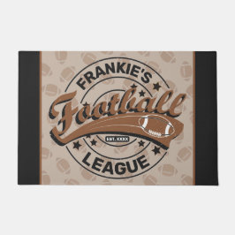 サッカーパーソナライズされたリーグプレーヤーチーム ドアマット