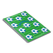 サッカーパーソナライズされた場 ノートブック (右側)