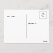 サッカーパーソナライズされた場 ポストカード (裏面)