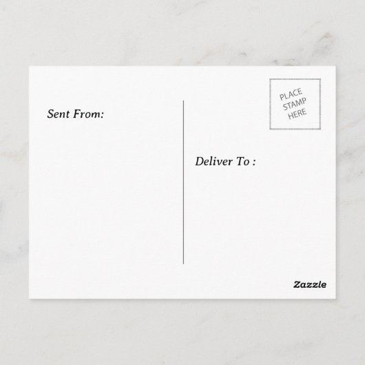 サッカーパーソナライズされた場 ポストカード (裏面)