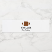 サッカーパーソナライズされた少年の誕生日パーティー ペットボトルラベル (シングルラベル)