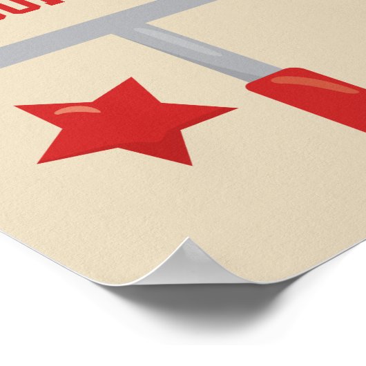 サッカーパーソナライズされた男の赤ちゃん誕生統計レコード ポスター (角)