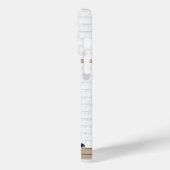 サッカーパーソナライズされた赤と白ジャージー Case-Mate iPhoneケース (裏面 / 左)