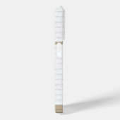 サッカーパーソナライズされた赤と白ジャージー Case-Mate iPhoneケース (裏面 / 右)