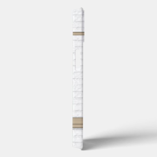 サッカーパーソナライズされた赤と白ジャージー Case-Mate iPhoneケース (裏面 / 右)