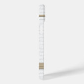 サッカーパーソナライズされた赤と白ジャージー Case-Mate iPhoneケース (裏面 / 右)