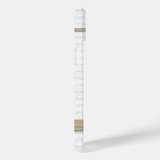 サッカーパーソナライズされた赤と白ジャージー Case-Mate iPhoneケース (裏面 / 右)