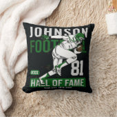 サッカーパーソナライズされた選手チーム番号スポーツ クッション (ブランケット)