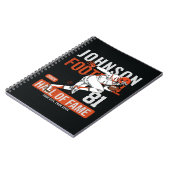 サッカーパーソナライズされた選手チーム番号スポーツ ノートブック (左側)