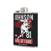 サッカーパーソナライズされた選手チーム番号スポーツ フラスク (左)