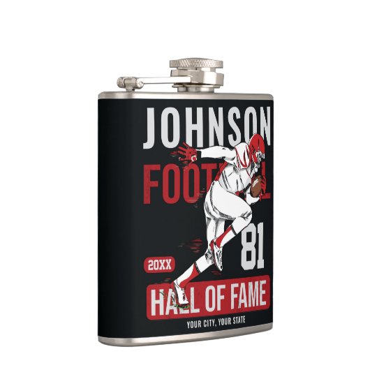 サッカーパーソナライズされた選手チーム番号スポーツ フラスク (右)