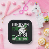 サッカーパーソナライズされた選手チーム番号スポーツ  ペーパープレート (パーティー)