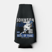 サッカーパーソナライズされた選手チーム番号スポーツ ボトルクーラー (正面)