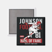 サッカーパーソナライズされた選手チーム番号スポーツ マグネット (正面/裏面)