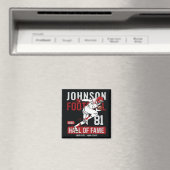 サッカーパーソナライズされた選手チーム番号スポーツ マグネット (インサイチュ (食洗機))