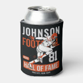サッカーパーソナライズされた選手チーム番号スポーツ 缶クーラー (缶正面)