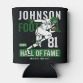 サッカーパーソナライズされた選手チーム番号スポーツ 缶クーラー (裏面)