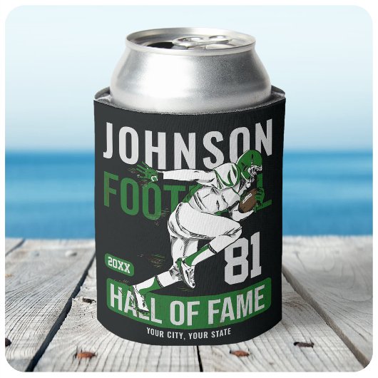 サッカーパーソナライズされた選手チーム番号スポーツ 缶クーラー