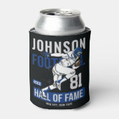 サッカーパーソナライズされた選手チーム番号スポーツ 缶クーラー (缶正面)