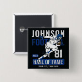 サッカーパーソナライズされた選手チーム番号スポーツ 缶バッジ (正面&裏面)