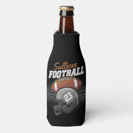サッカーパーソナライズされた選手チーム番号ヘルメット ボトルクーラー