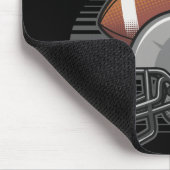 サッカーパーソナライズされた選手チーム番号ヘルメット マウスパッド (コーナー)