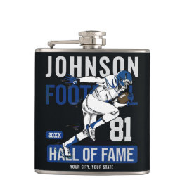 サッカーパーソナライズされた選手チーム番号 フラスク