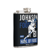 サッカーパーソナライズされた選手チーム番号 フラスク (右)