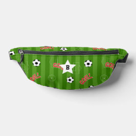 サッカーパーソナライズされた選手 ファニーパック