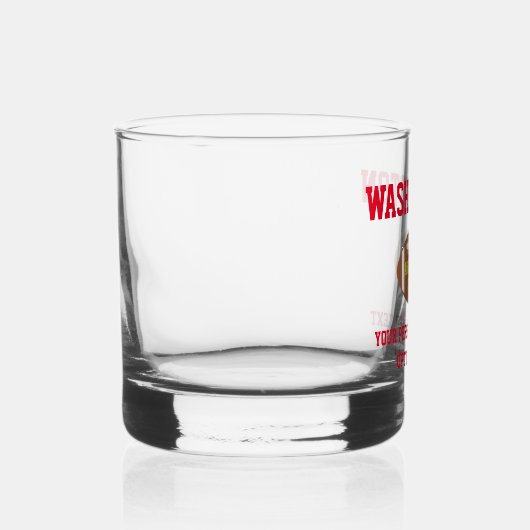 サッカーパーソナライズされた ウイスキーグラス (右)