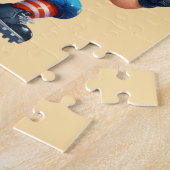 サッカーパーソナライズされた ジグソーパズル (側面)