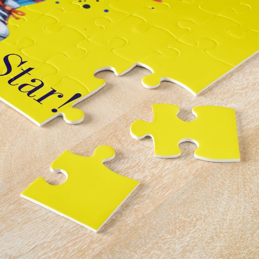 サッカーパーソナライズされた ジグソーパズル (側面)