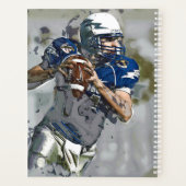 サッカーパーソナライズされた プランナー手帳 (裏面)