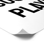 サッカーパーソナライズされた ポスター (角)